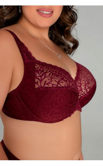 Бюстгальтер Lady Lux 296 Бургундское вино (распродажа)