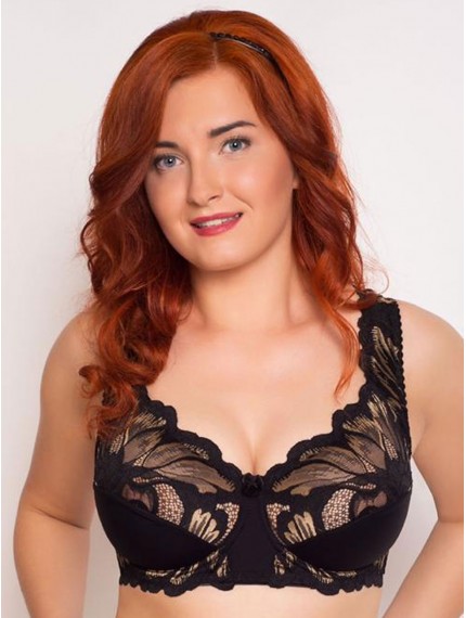 Бюстгальтер Valmira 1113 LAUREN Чёрный с золотом (sale)