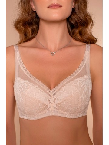 Бюстгальтер Lady Lux 880-180 Серебристый пион (распродажа)
