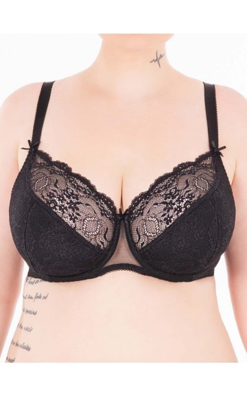 Бюстгальтер Sermija Semi-Soft 04 Чёрный