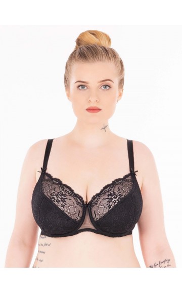 Бюстгальтер Sermija Semi-Soft 04 Чёрный
