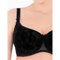 Бюстгальтер Sermija Balconette 42 Чёрный