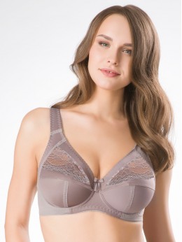 Бюстгальтер Sermija Soft 36 Серый жемчуг