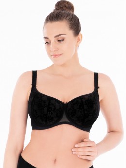Бюстгальтер Sermija Balconette 42 Чёрный