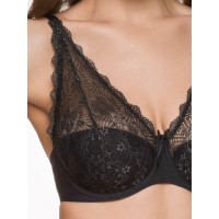 Бюстгальтер Sermija Bralette 175 Черный жемчуг