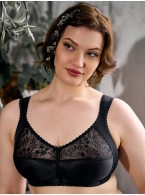 Бюстгальтер Sermija Dancing petals 186 Melissa Черный