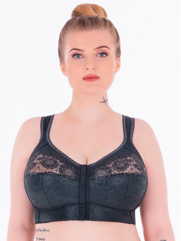 Бюстгальтер Sermija Soft 150 Темный графит