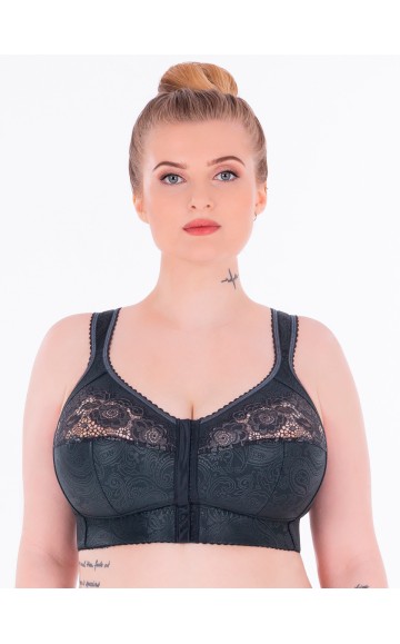 Бюстгальтер Sermija Soft 150 Темный графит