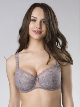 Бюстгальтер Sermija Balconette 37 Серый жемчуг