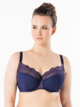 Бюстгальтер Sermija Semi-Soft 183 Синий сапфир