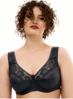 Бюстгальтер Sermija Pelageya 191 Темный графит