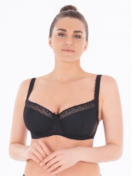 Бюстгальтер Sermija Balconette 123 Чёрный