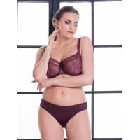 Бюстгальтер Sermija Balconette 37 Махагон