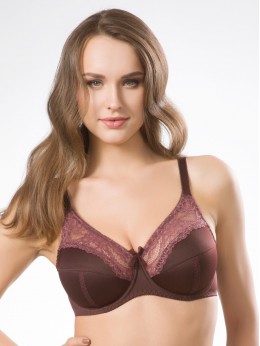 Бюстгальтер Sermija Soft 35 Махагон
