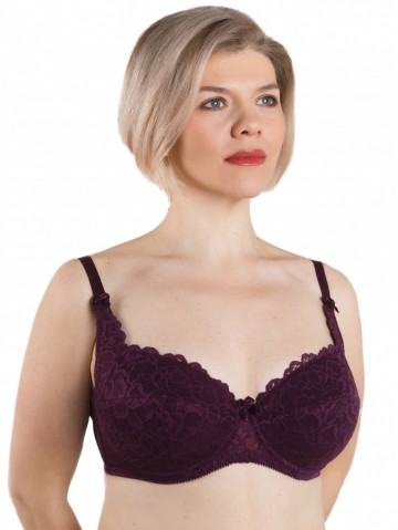 Бюстгальтер Силуэт 2067 А Тёмный виноград