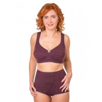 Бюстгальтер Valmira 1121 KLARA Вино в крапинку