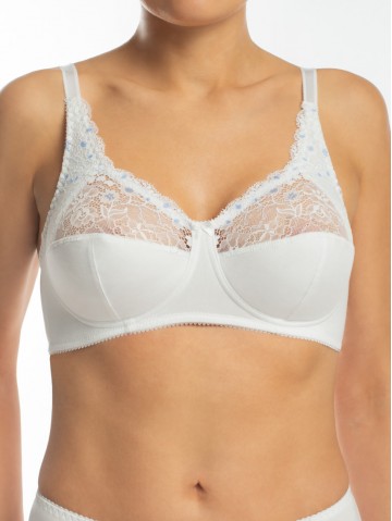 Бюстгальтер Valmira 1201C Rozita Белый с голубым