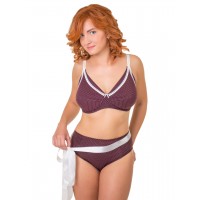 Бюстгальтер Valmira 1123 AELITA Вино в крапинку