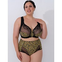 Бюстгальтер Valmira 1113 LAUREN Черный с желтым