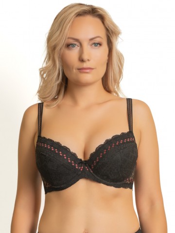 Бюстгальтер Valmira 1134 RADA Черный с полоской