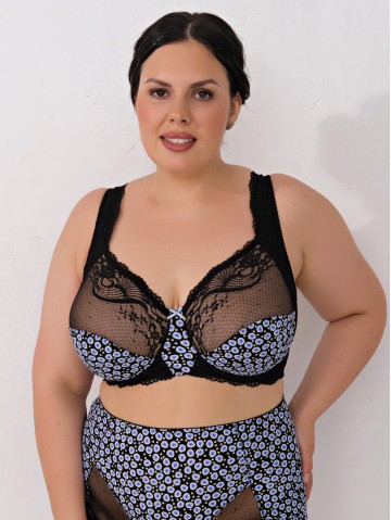 Бюстгальтер Valmira 1112 MARTA Черный с синим