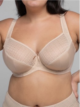 Бюстгальтер Valmira 1148 JANA Тисненый бежевый