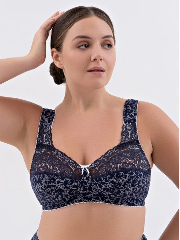 Бюстгальтер Valmira 1101 ROSE Синий с молоком