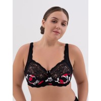 Бюстгальтер Valmira 1112 MARTA Черный мак