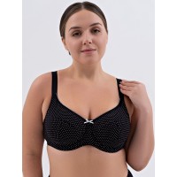 Бюстгальтер Valmira 1203 LAIMA Чёрный в крапинку Бюстгальтер Valmira 1203 LAIMA Чёрный в крапинку