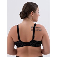 Бюстгальтер Valmira 1203 LAIMA Чёрный в крапинку