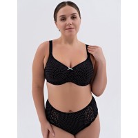 Бюстгальтер Valmira 1203 LAIMA Чёрный в крапинку