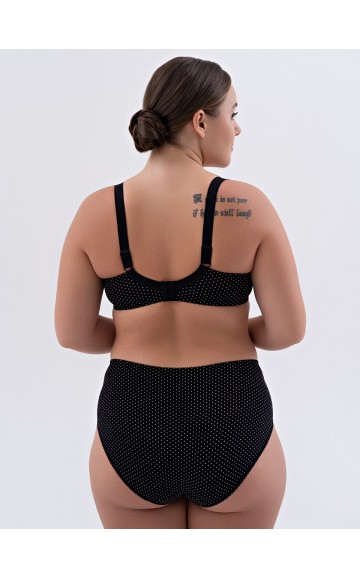 Бюстгальтер Valmira 1203 LAIMA Чёрный в крапинку