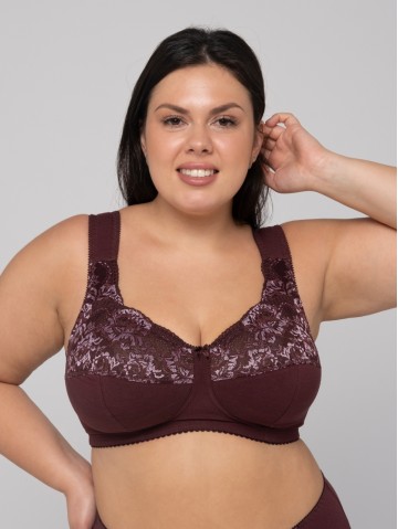 Бюстгальтер Valmira 1101 ROSE Вино с миндалем