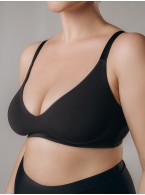 Бюстгальтер Indefini мягкий черный Indefini 5045WXY Бюстгальтер Indefini мягкий черный Indefini 5045WXY