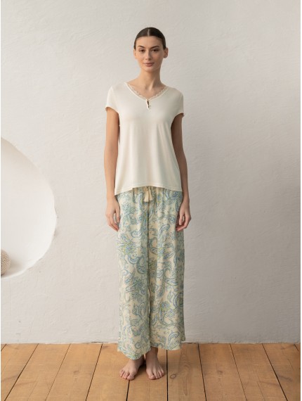 Домашняя пижама Indefini Арт.5047TBC