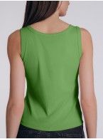 Зеленая Женская майка Indefini 5105TDJ