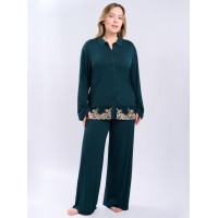 Женская пижама зеленая 5116TCCA