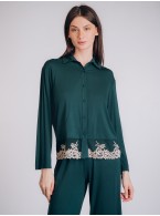 Женская пижама зеленая 5116TCCA