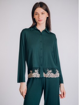 Женская пижама зеленая 5116TCCA