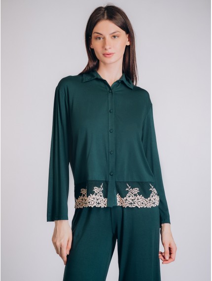 Женская пижама зеленая 5116TCCA