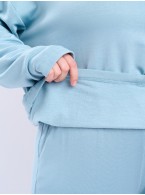 Женская голубая пижама с длинным рукавом 5109TCC Женская голубая пижама с длинным рукавом 5109TCC