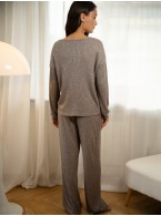 Женская пижама indefini серого цвета 5097TCC