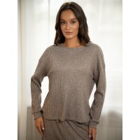 Женская пижама indefini серого цвета 5097TCC