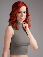 Женский топ с горлом Indefini 3204TDJ