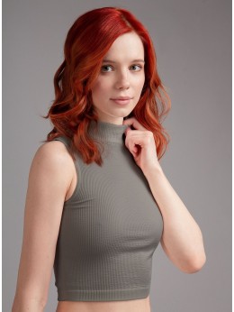 Женский топ с горлом Indefini 3204TDJ