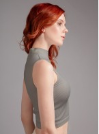 Женский топ с горлом Indefini 3204TDJ