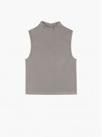 Женский топ с горлом Indefini 3204TDJ