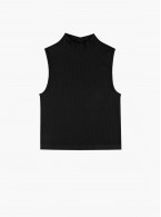 Женский топ с горлом Indefini 3203TDJ