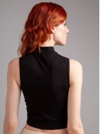 Женский топ с горлом Indefini 3203TDJ