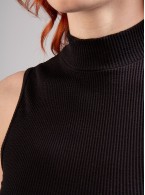 Женский топ с горлом Indefini 3203TDJ